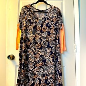 Lot of FOUR Printed Dresses! Great Condition, Hardly Worn. Size XL (14/16).